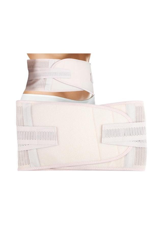 Self Heating Waist Brace Protector Breathable Warm Keeping Fixation Waistband Support Skin ColorXXL