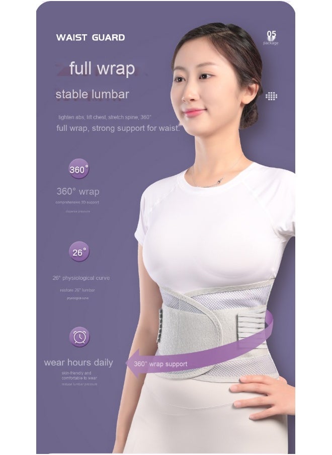 Breathable Lightweight Waist Support Belt - A Year-Round Solution for Lower Back Support