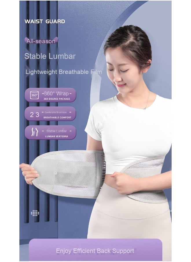 Breathable Lightweight Lumbar Support Belt - Year-Round Waist Support Solution