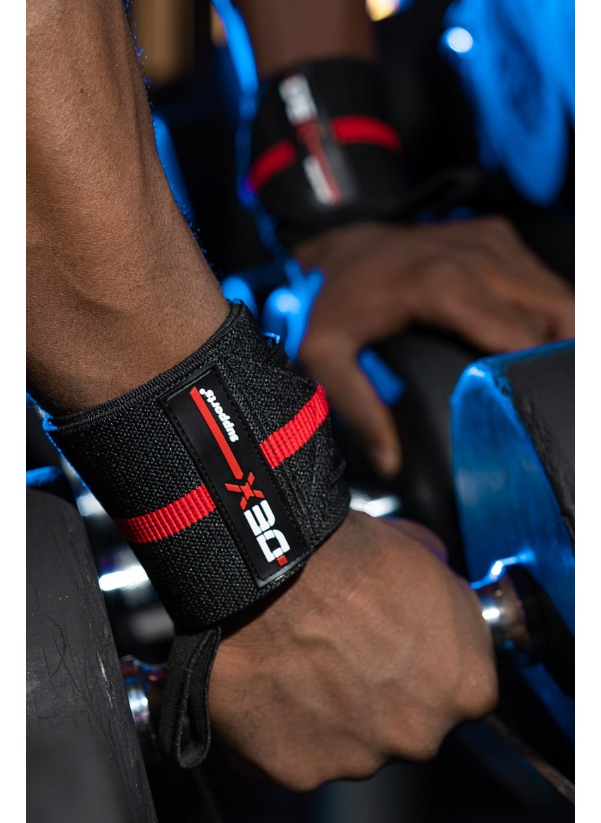 Wrist Wraps Sports Wristband + Weightlifting Strap Strap + Sackpack Set of 3