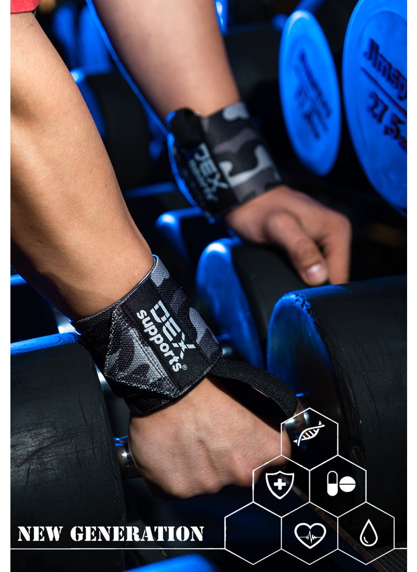 Wrist Wraps Camouflage Dark Tone 2 Pack