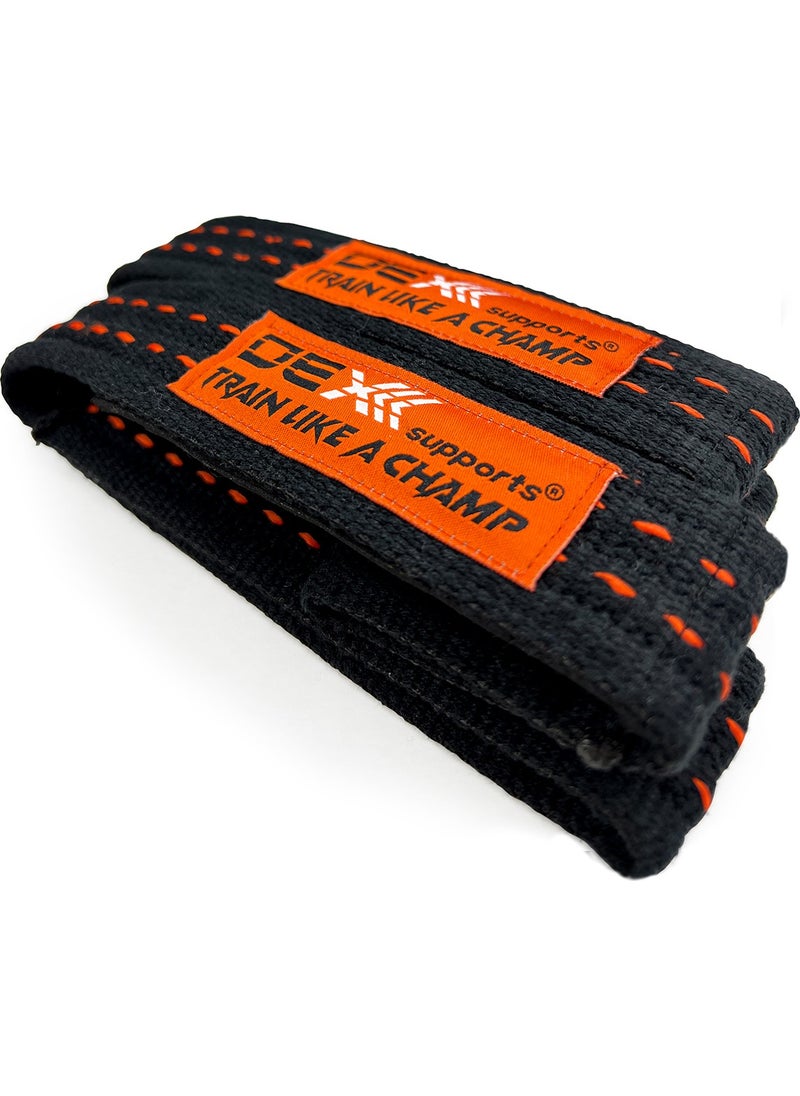 Pro Lifting Straps + Elite Wrist Wraps Set of 2