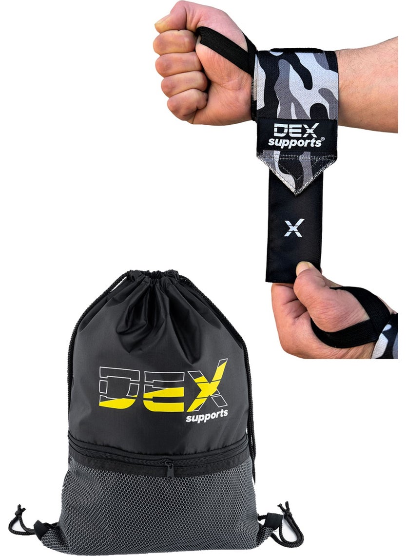 Wrist Wraps Camouflage Sports Wristband, Sackpack Set of 2