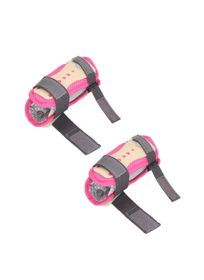 2Pcs Roller Skating Wrist Guards Sweat Absorption Breathable Flexible Kids Skating Wrist Brace for Kids Sports Outdoor S (Ages 3 to 7, 33 to 50lb)