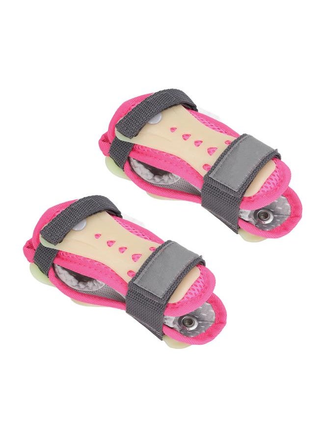 2Pcs Roller Skating Wrist Guards Sweat Absorption Breathable Flexible Kids Skating Wrist Brace for Kids Sports Outdoor S (Ages 3 to 7, 33 to 50lb)