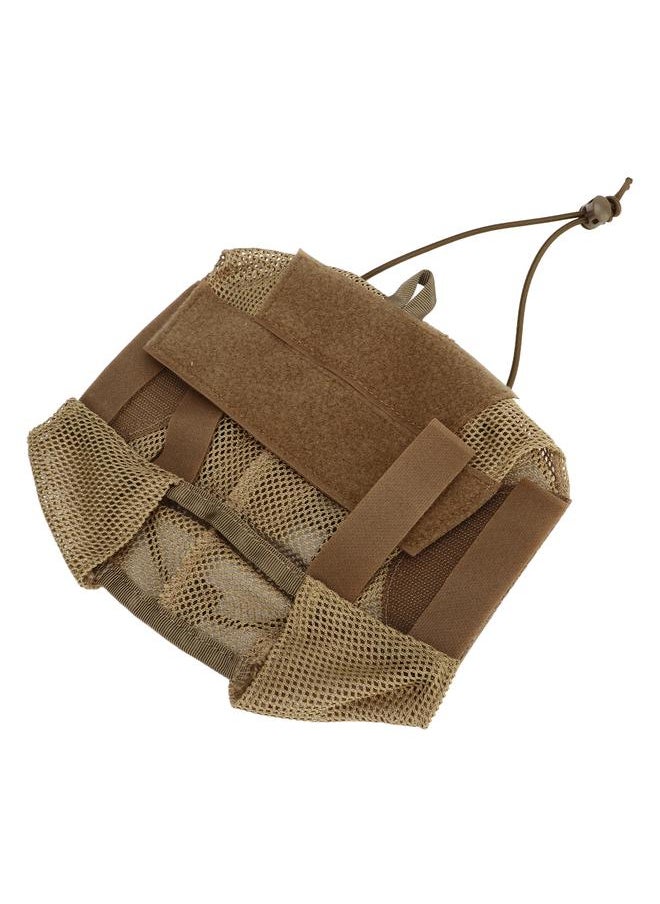 Helmet Cover Nylon Hook and Loop Bump Helmet Cloth Cover with Elastic Rope Mesh Surface for Fast