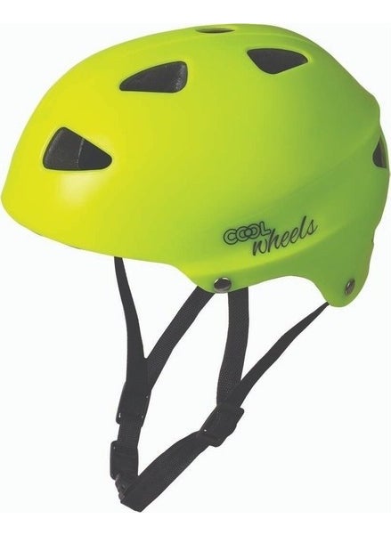 Yk Store Cool Wheels Children's Bicycle Skating Helmet Green