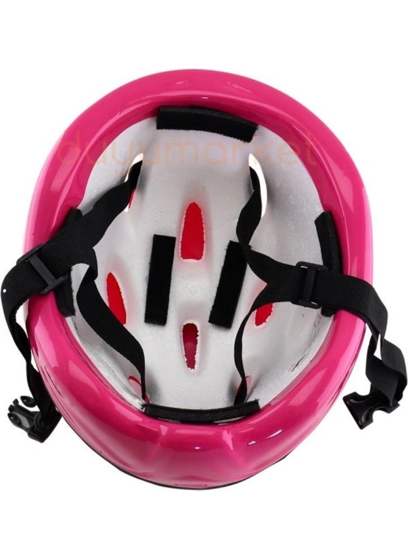 Yk Store High Density Scooter Bike Skateboard Skate Helmet Pink