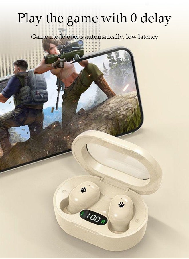 Wireless Earphones, In Ear Bluetooth 5.3 Earphones, Portable Noise Cancelling Earphones, Led Battery Display,IPX7 Waterproof, Suitable For Running, Exercise, Daily Use
