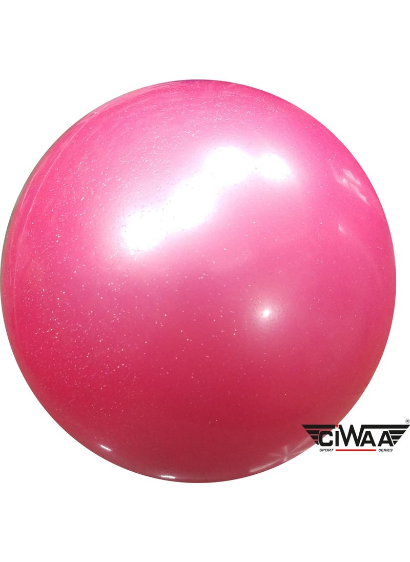 Rhythmic Gymnastics Ball 320 Gr Pink Glitter