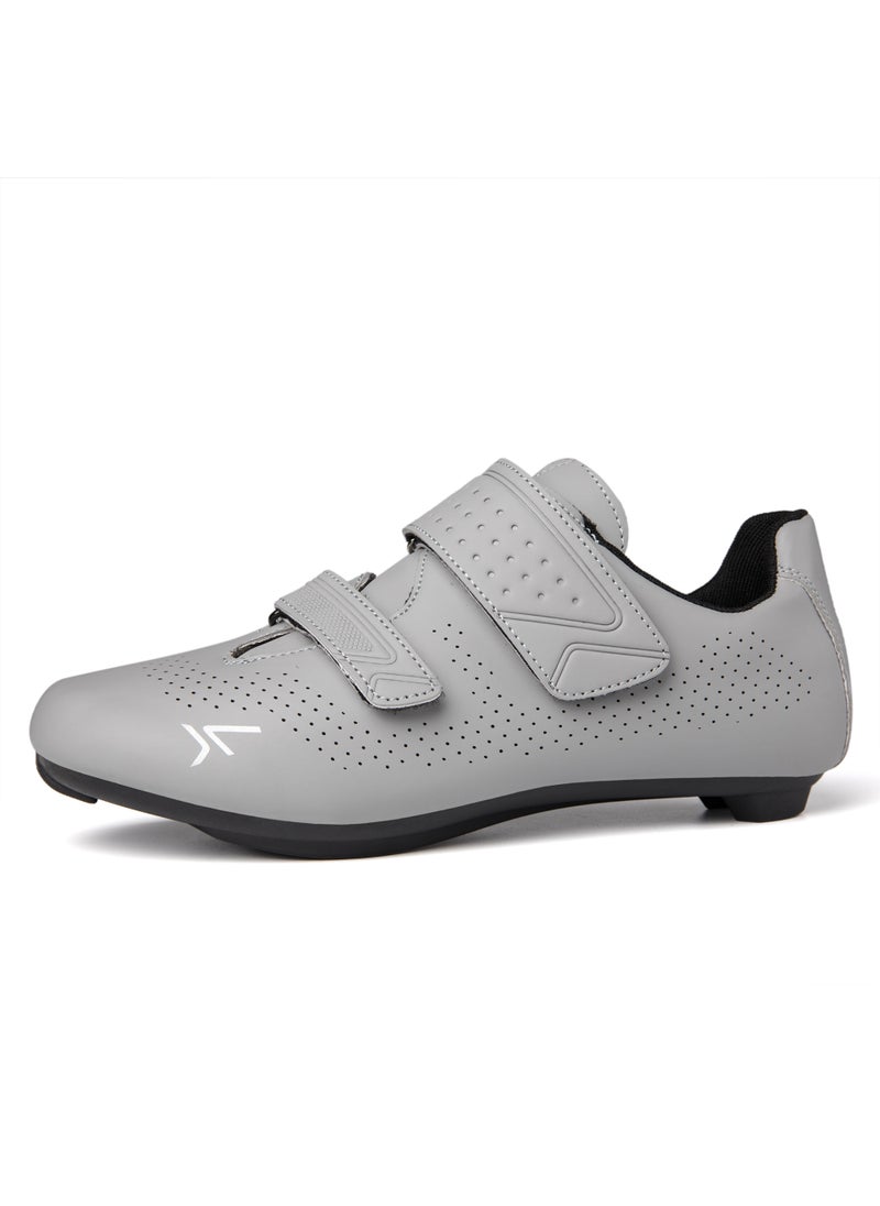 New Unisex Cycling Shoes for Road and MTB Gray rubber