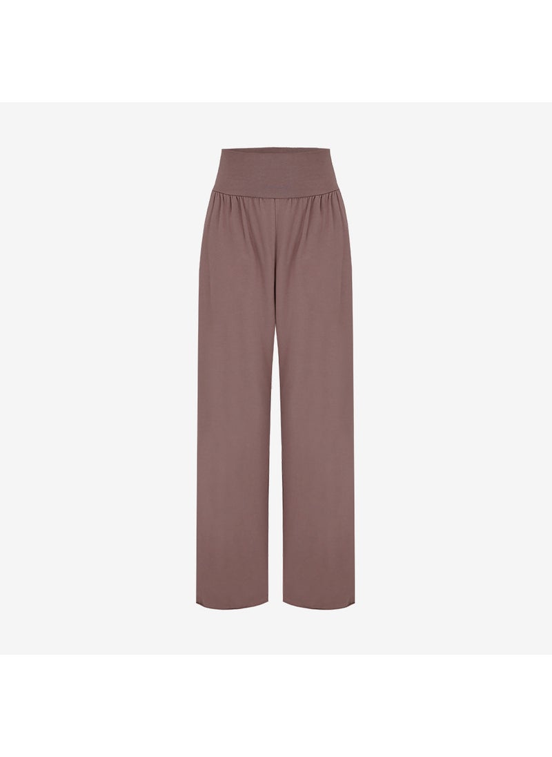 2023 New Fitness Sports Trousers Yoga Loose-fit Bell Bottoms Footbinding Tummy Dance Pullup Trousers Breathable For Women Carmine