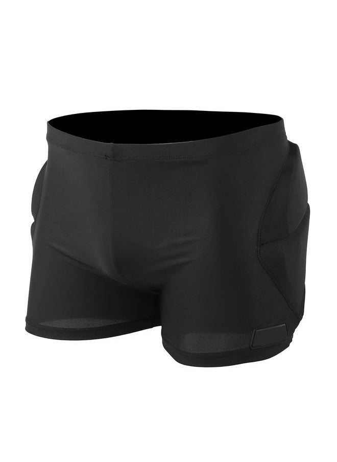 Children Kids Sports Skating Bicycle Skiing Shorts Hip Protective Pad Guard Protector BlackBL105 L