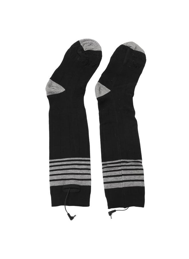 Heated Socks Double Layer Cold Proof Long Tube Heating Socks 2200mAh Electric Heated Socks for Men Women