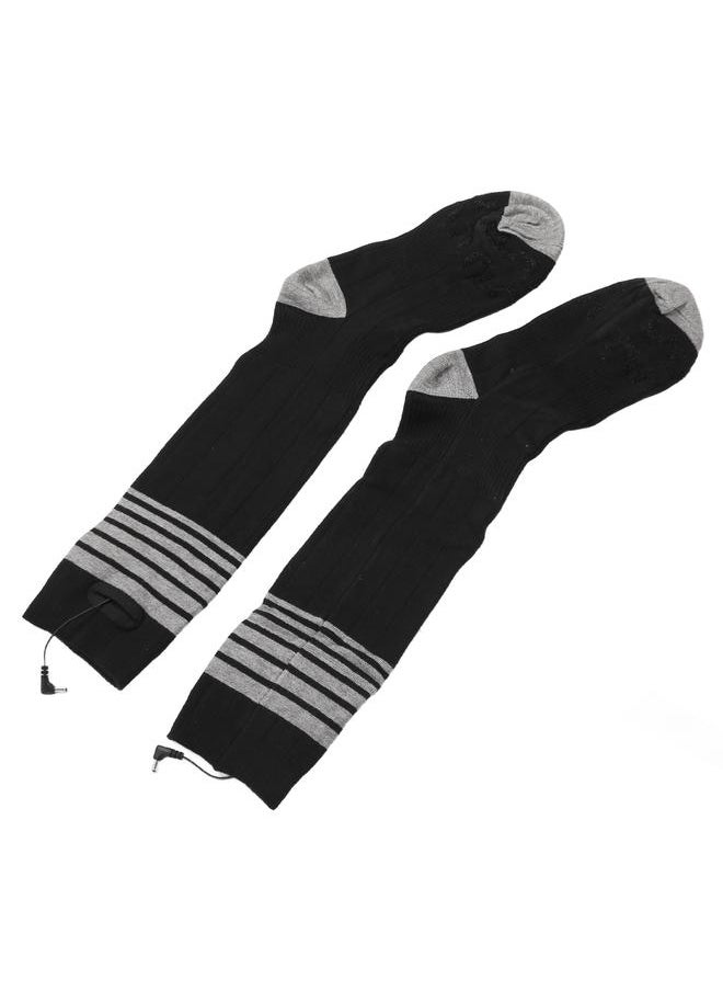 Heated Socks Double Layer Cold Proof Long Tube Heating Socks 2200mAh Electric Heated Socks for Men Women