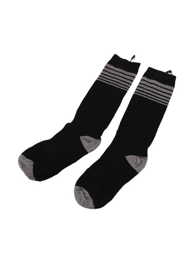 Electric Heated Socks for Men Women Battery Heated Socks with 3 Heat Settings for Hunting Hiking Camping Black