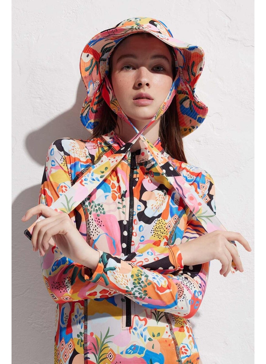 Tie Bucket Hat Abstract