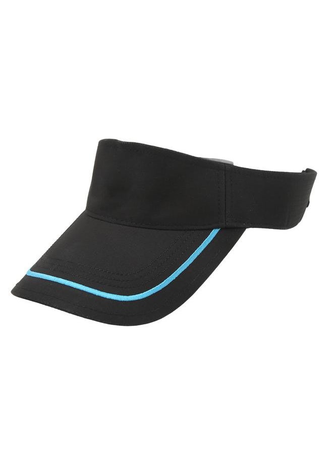 Cotton Ball Hats Empty Top Sun Visors Hat Sports Sun Protection Hat for Outdoor Activities Black