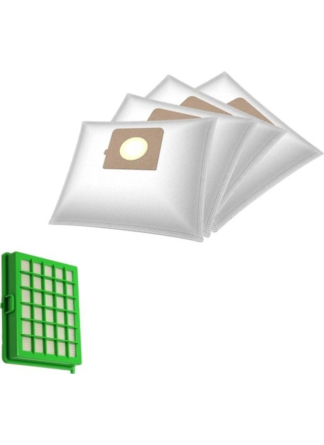 RO5269 Compacteo Vacuum Cleaner Hepa Filter + Dust Bag 10 Pieces