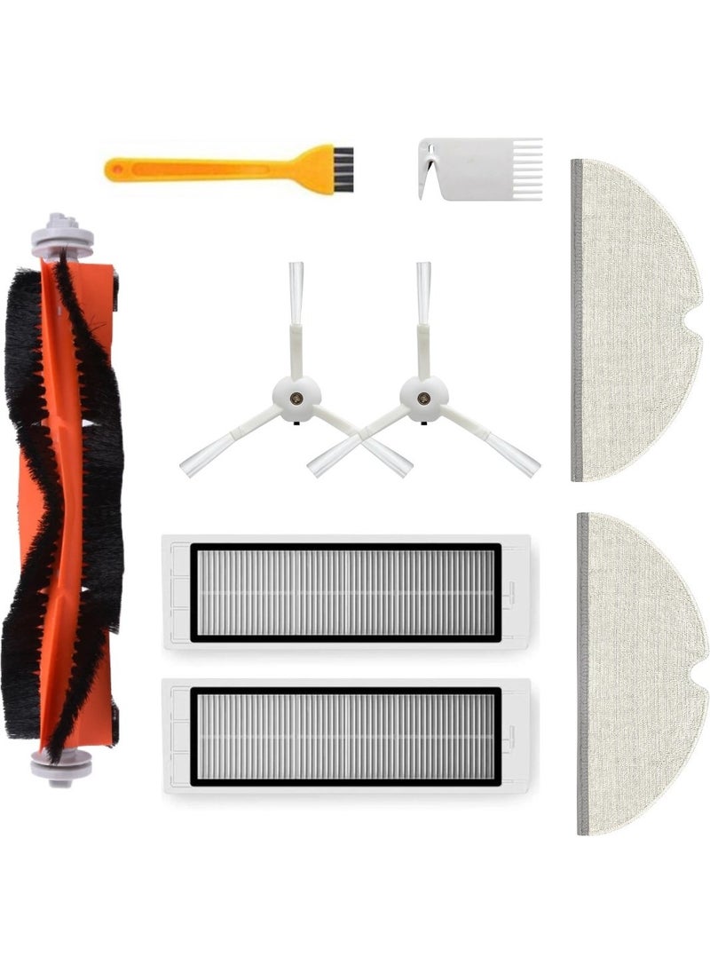 robotspare Roborock S50/S55 Compatible Spare Brush Hepa Filter Mop Set - 9 Pieces