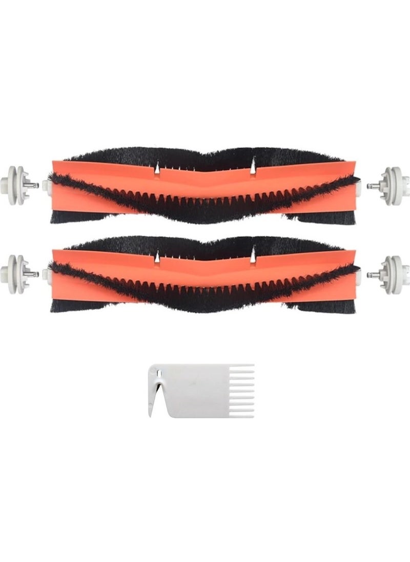 Dreame D9 Compatible Spare Main Brush and Cleaning Comb - 3 Pieces