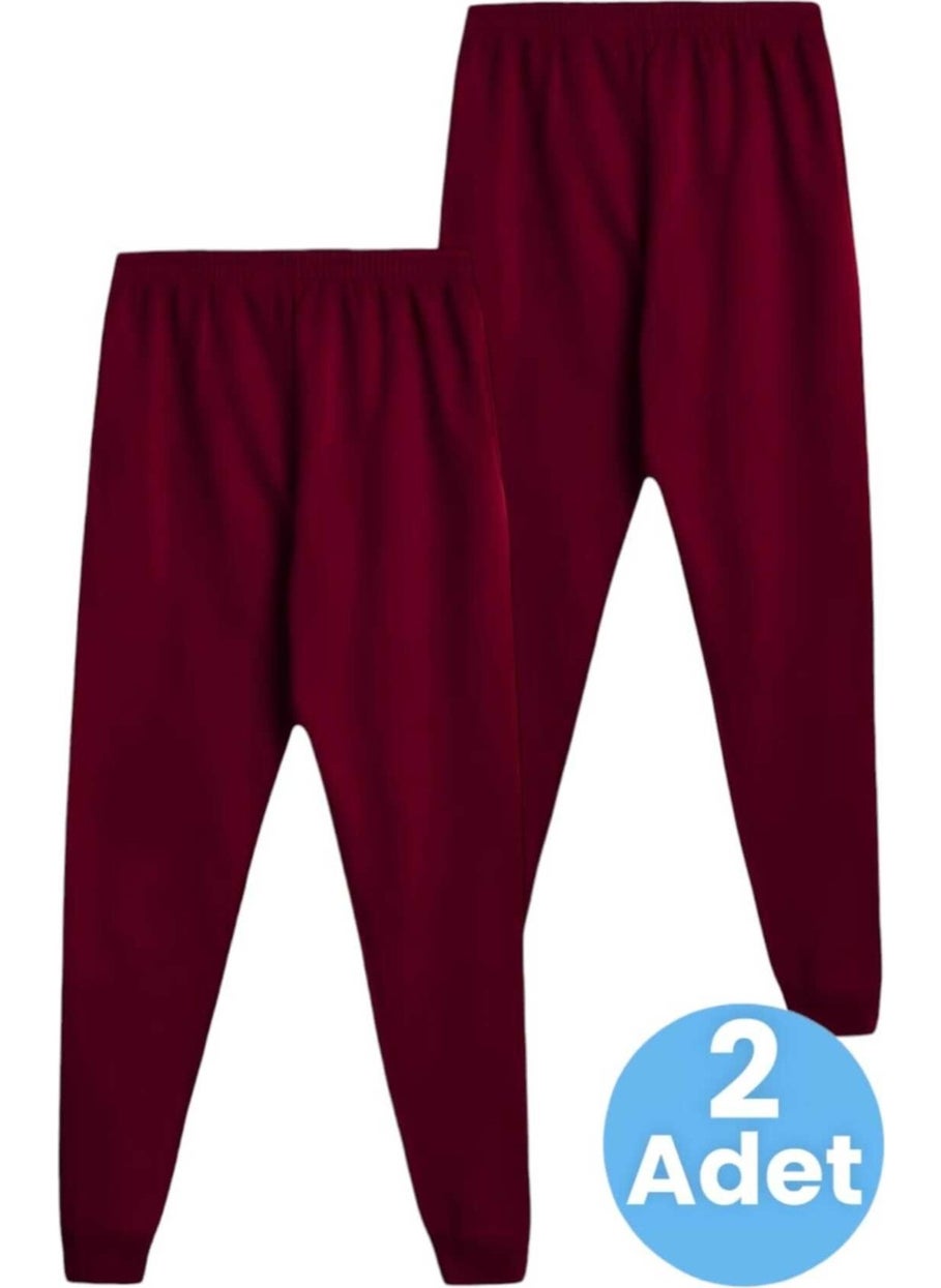 Kids Elastic Waist Jogger Sweatpants Set of 2