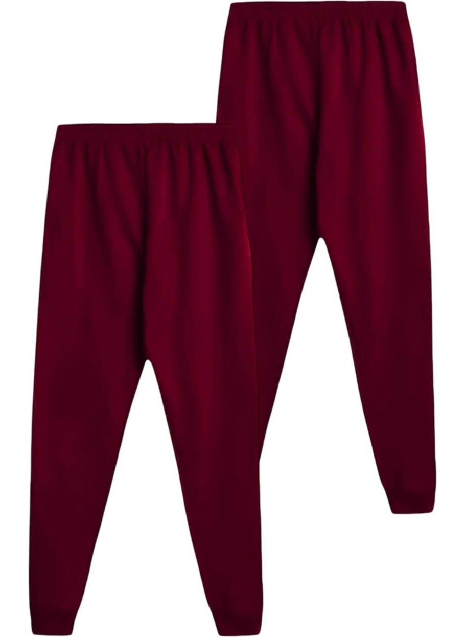Kids Elastic Waist Jogger Sweatpants Set of 2