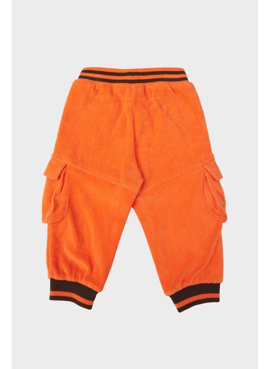 Baby Boy Orange Sweatpants 23FW0BG1236