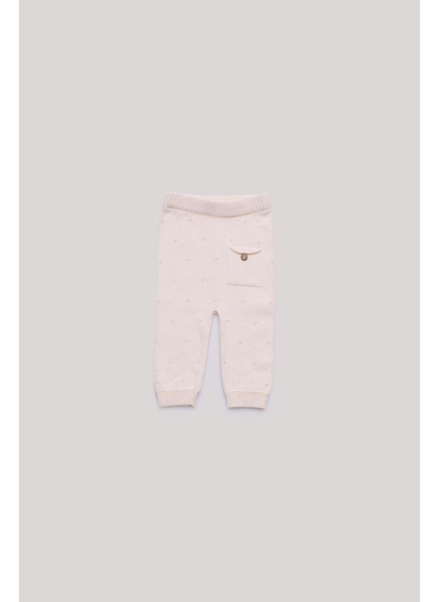 Baby Boy Ecru Sweatpants