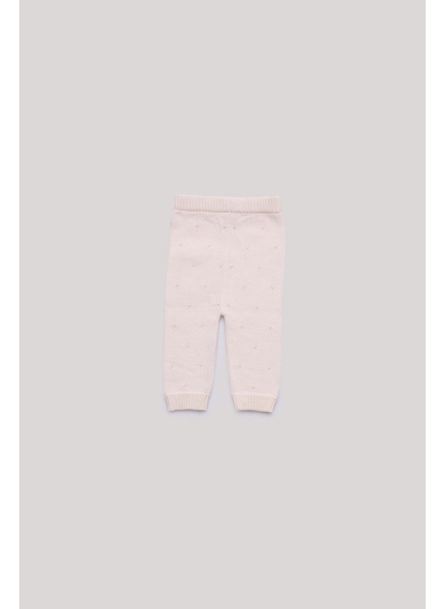 Baby Boy Ecru Sweatpants