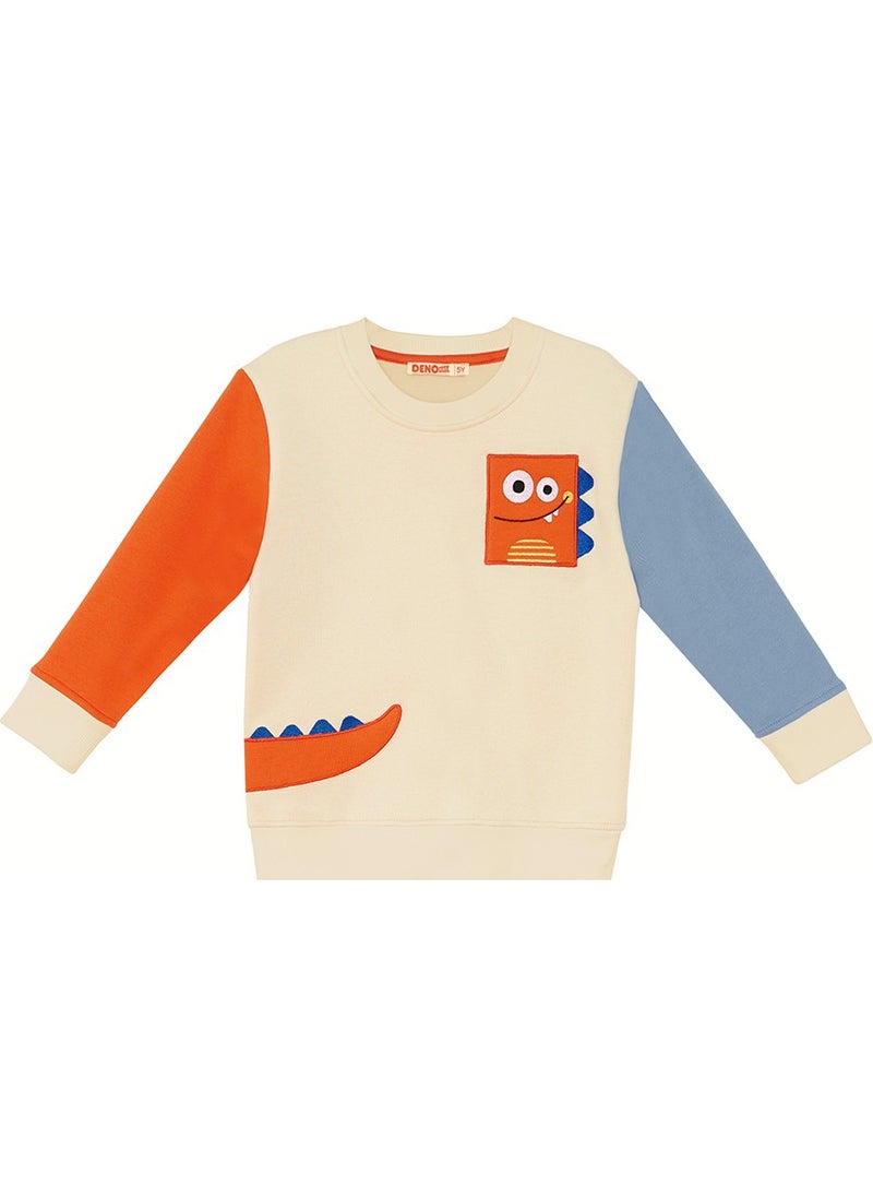 Dinosaur Boy Colorful Tracksuit