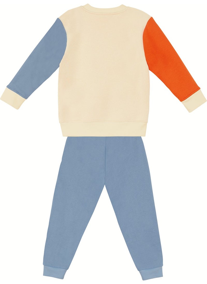 Dinosaur Boy Colorful Tracksuit
