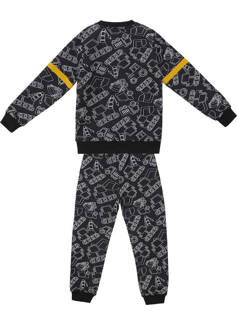 Cars Boys Black Tracksuit