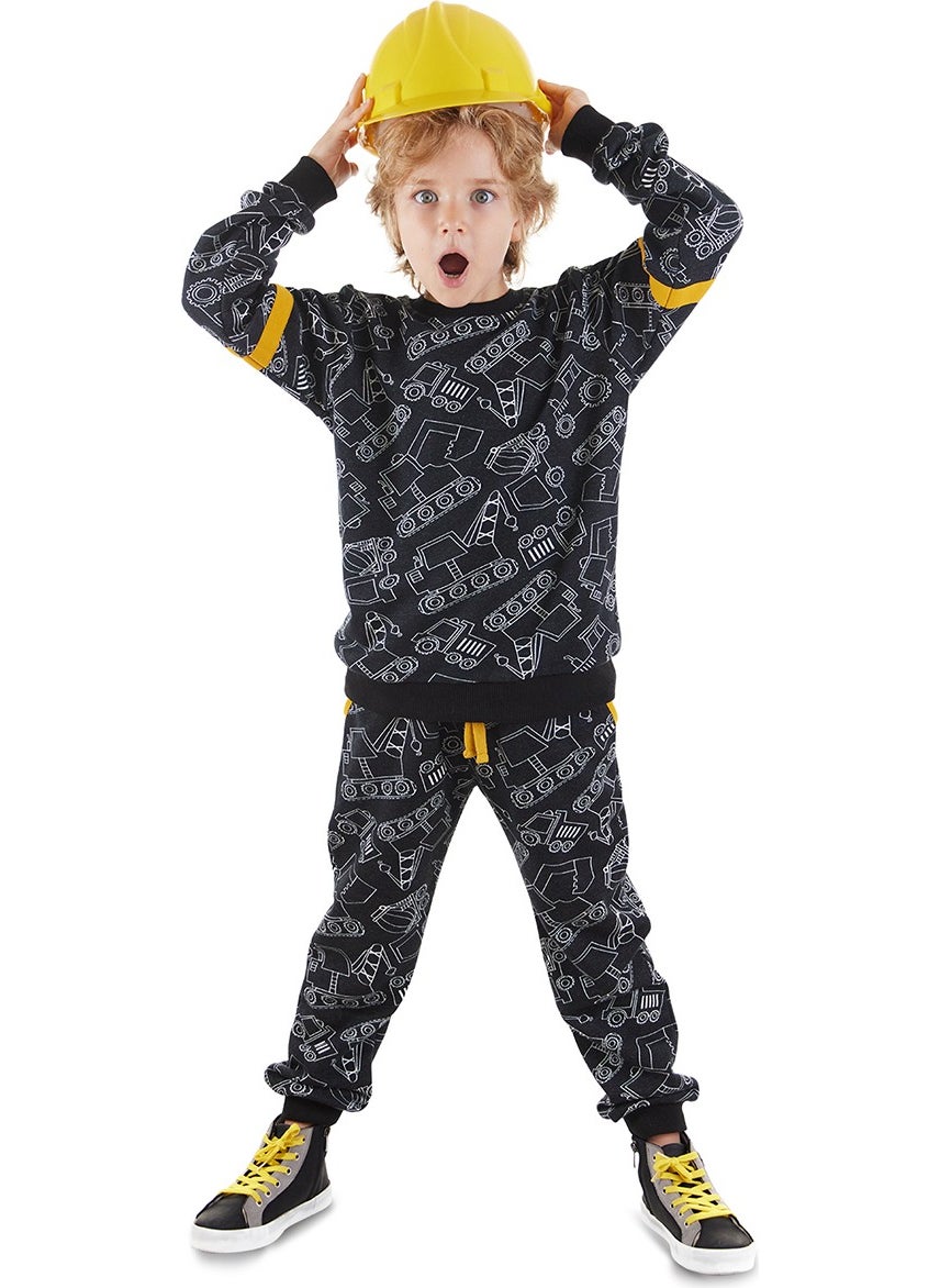 Cars Boys Black Tracksuit