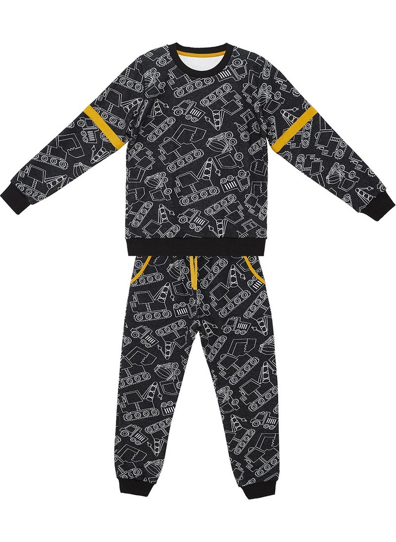 Cars Boys Black Tracksuit