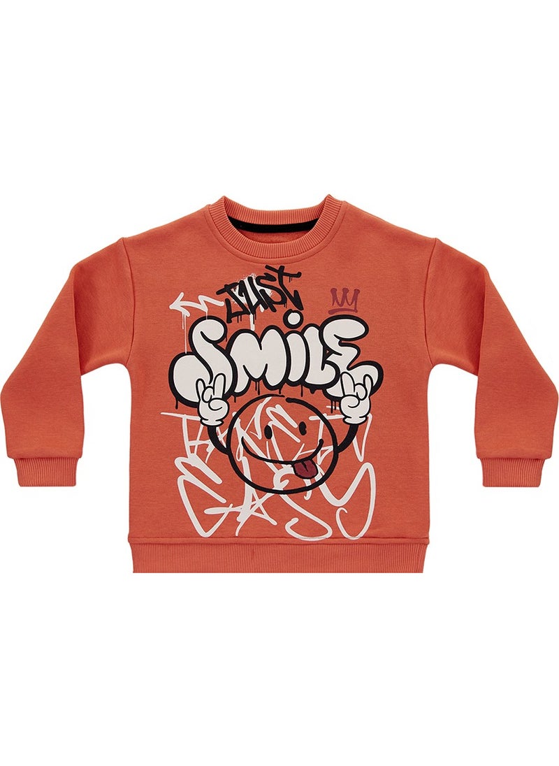 Just Smile Boys Brick Tracksuit