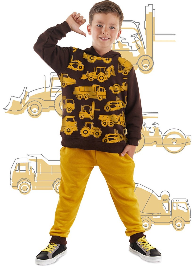 Construction Vehicles Boys Tracksuit