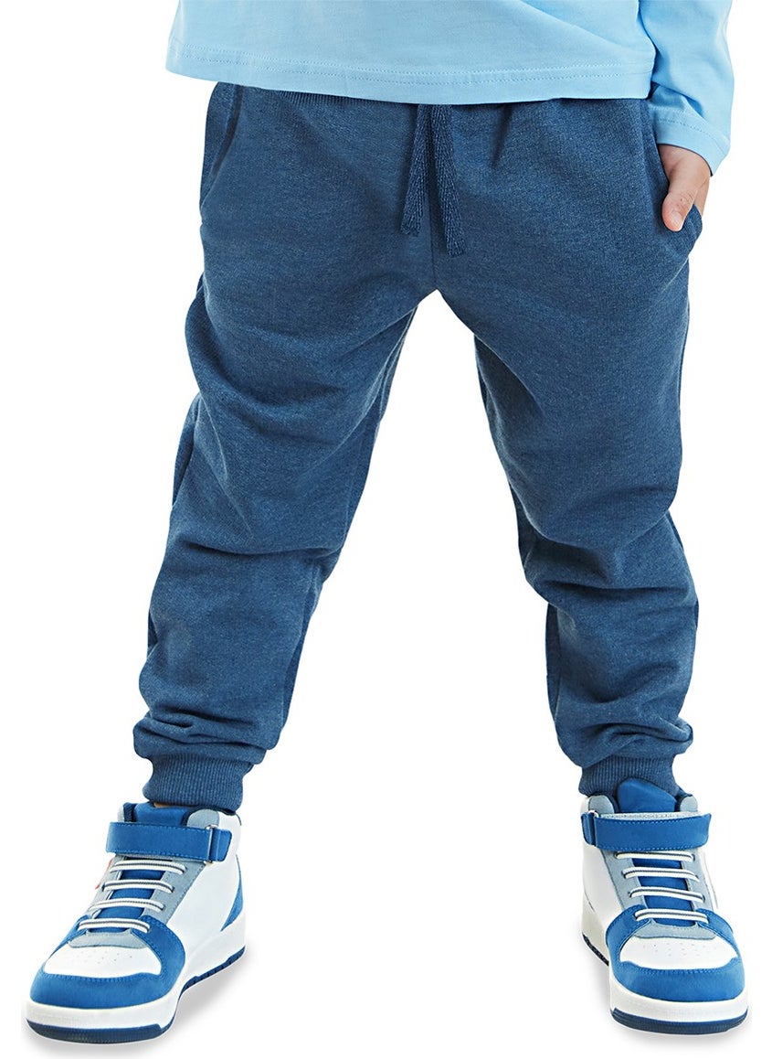 Basic Unisex Indigo Sweatpants