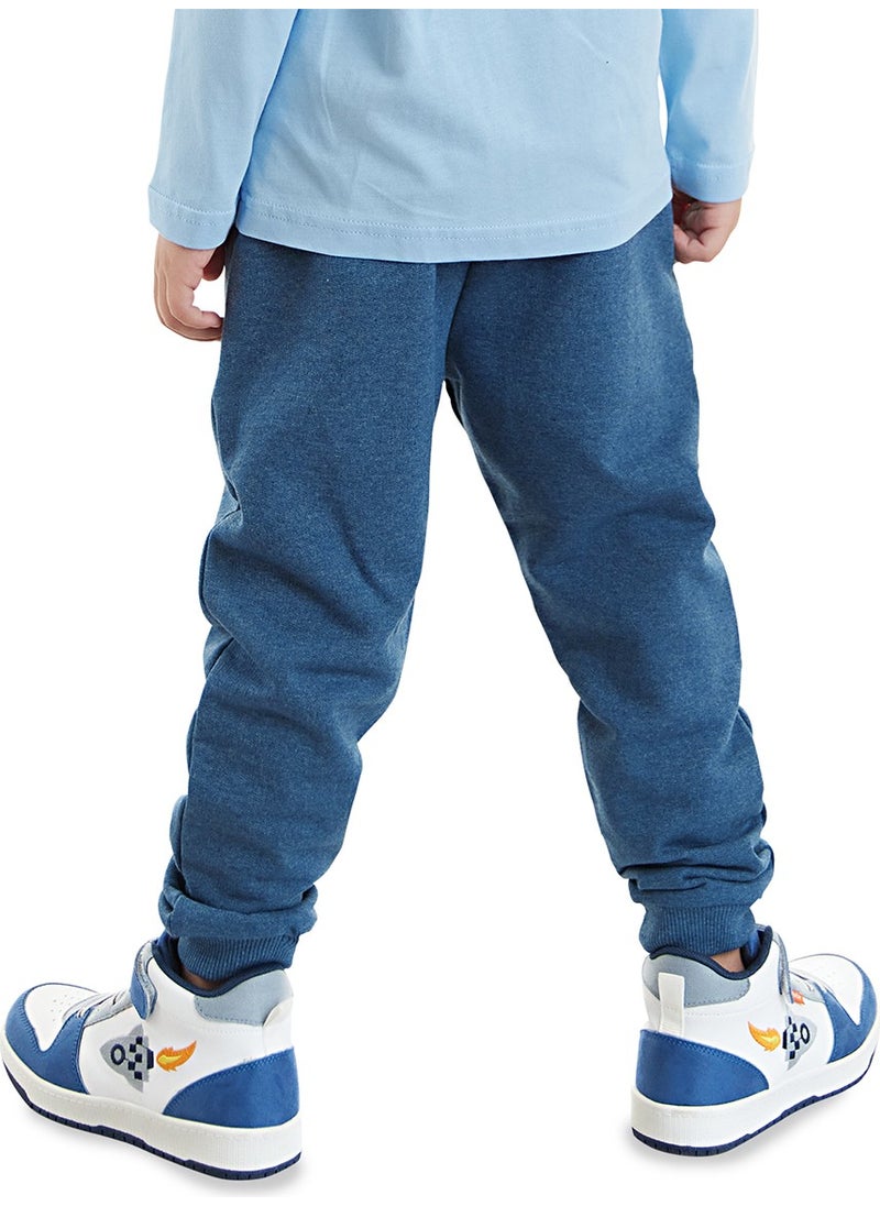 Basic Unisex Indigo Sweatpants