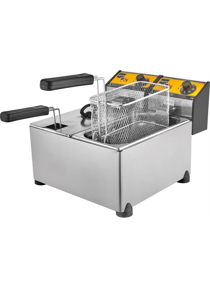 3+3 Lt Double Electric Fryer