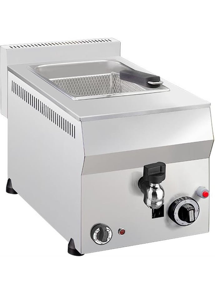 8 lt Natural Gas Fryer with Tap (CE Certificate)