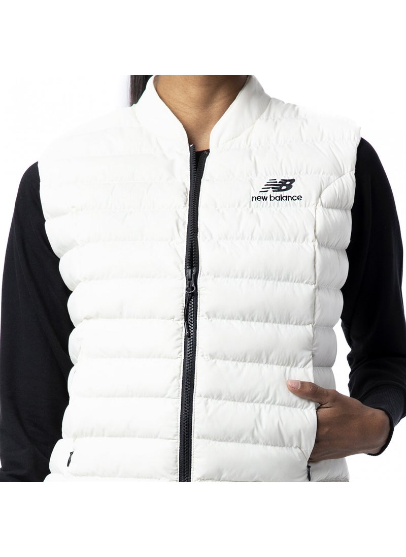 Nb Lifestyle Women Vest Lifestyle Cream -WNV3229-MOP