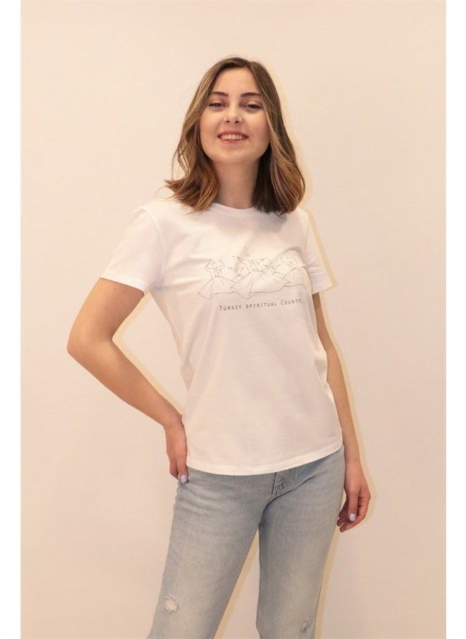 Women's Istanbul Printed Crew Neck T-shirt