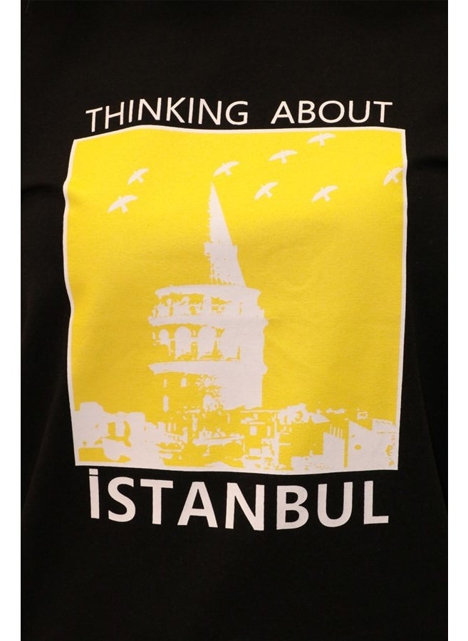Women's Istanbul Printed Crew Neck T-shirt