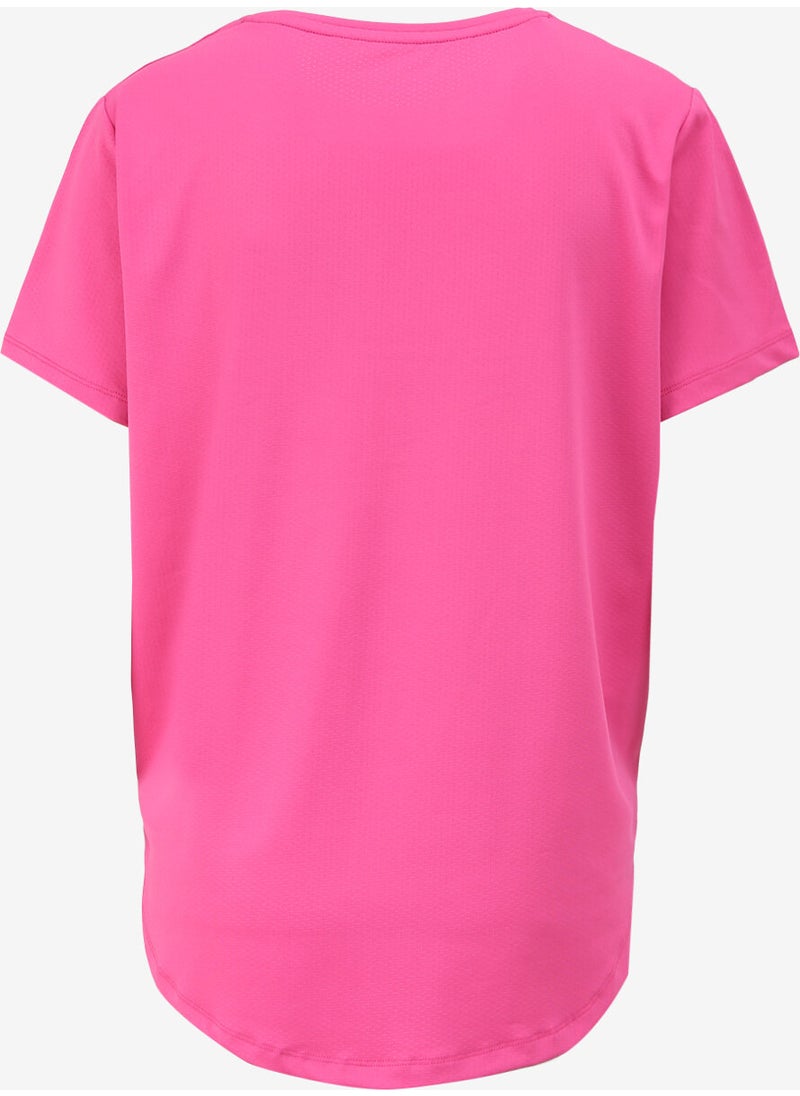 Pink Women's O Neck Regular Fit T-Shirt M3Tyme_Tyme