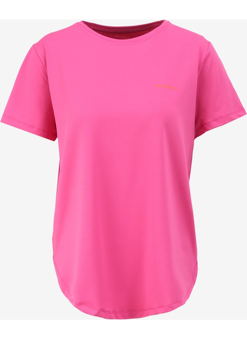 Pink Women's O Neck Regular Fit T-Shirt M3Tyme_Tyme