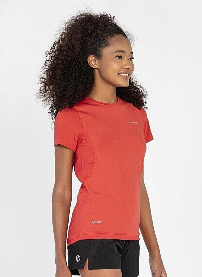Pink Women's O Neck Regular Fit Printed T-Shirt M23TINT_TINT