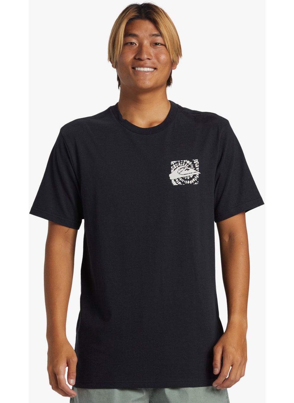 Hurricane Or Hippie Moe Men's Black Tshirt AQYZT09540-10010