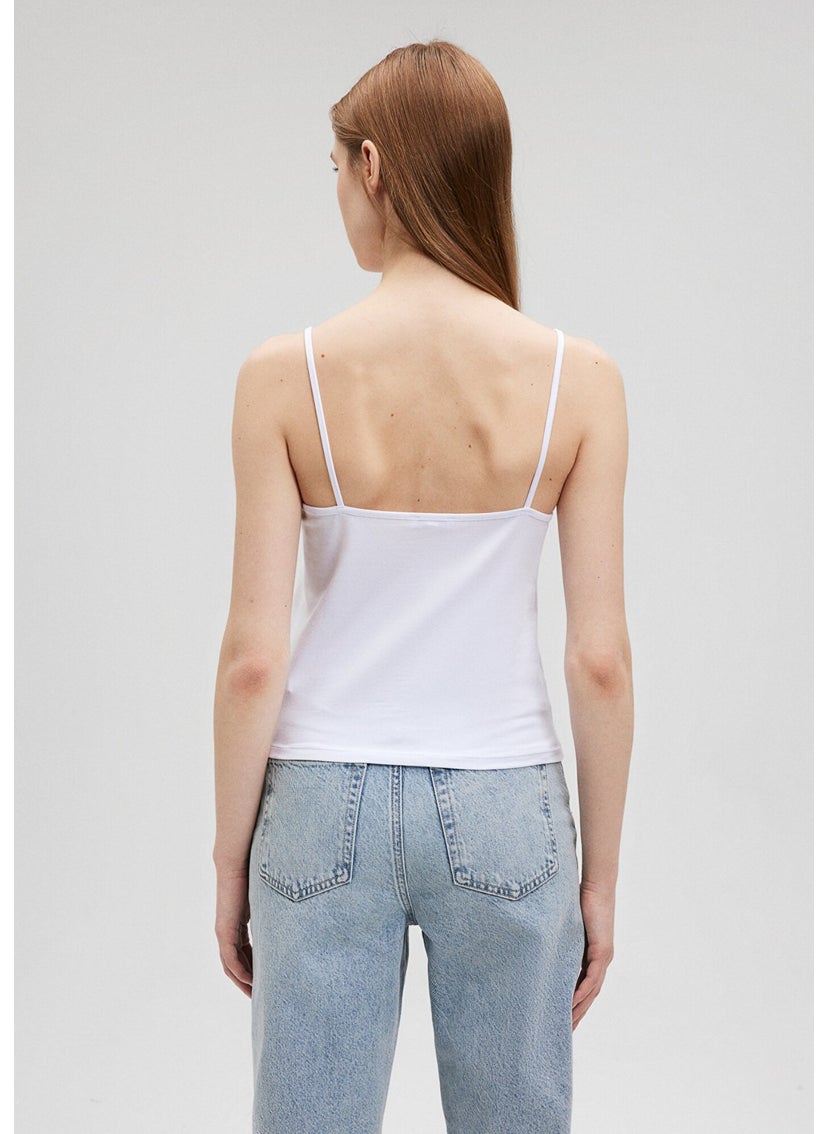 Blue White Basic TANK TOP1612378-620