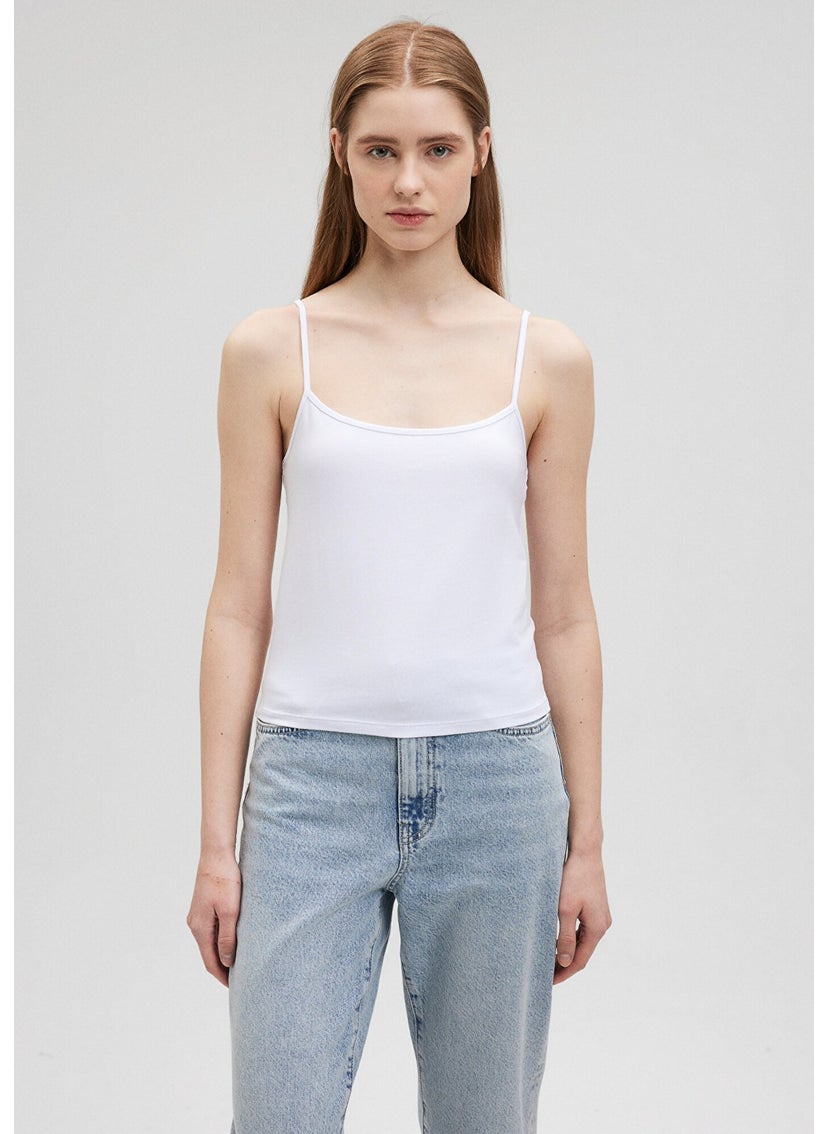 Blue White Basic TANK TOP1612378-620